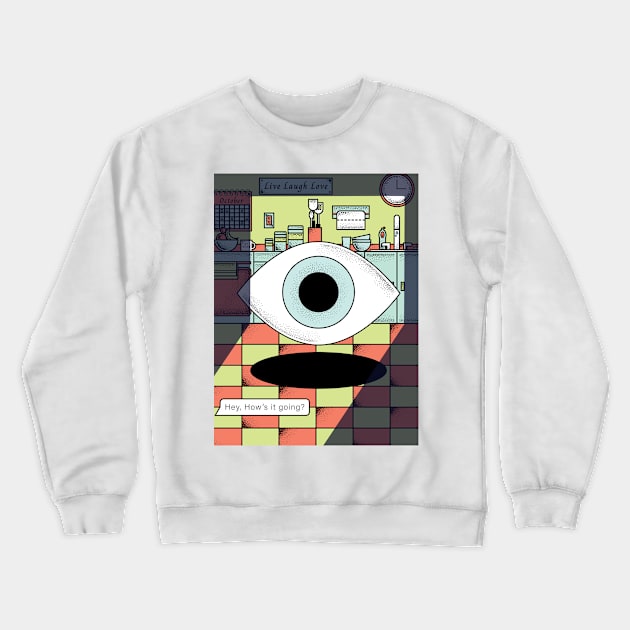 Kitchen Eye Crewneck Sweatshirt by xshaydonovan